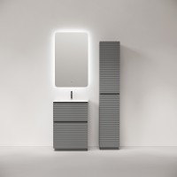 Тумба под раковину Sancos Folk Floor FL60FES, 60 см, напольная, ergraut soft