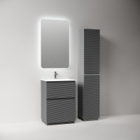 Тумба под раковину Sancos Folk Floor FL60FGS, 60 см, напольная, grey soft