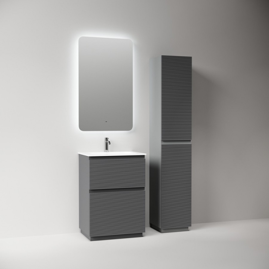 Тумба под раковину Sancos Folk Floor FL60FGS, 60 см, напольная, grey soft