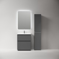 Тумба под раковину Sancos Folk Floor FL60FGS, 60 см, напольная, grey soft
