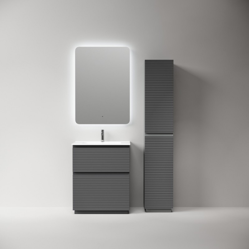 Тумба под раковину Sancos Folk Floor FL60FGS, 60 см, напольная, grey soft