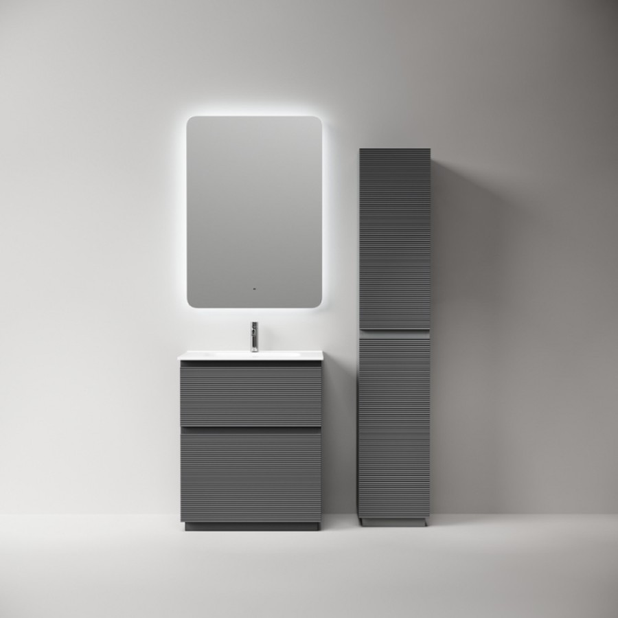 Тумба под раковину Sancos Folk Floor FL60FGS, 60 см, напольная, grey soft