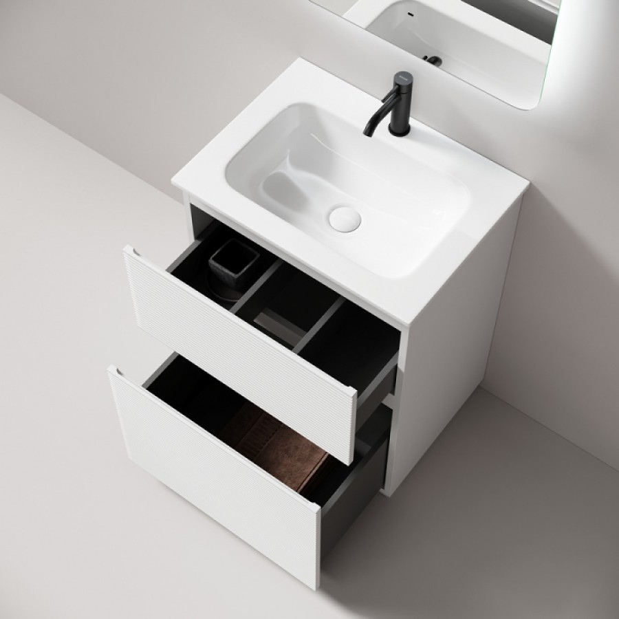 Тумба под раковину Sancos Folk Floor FL60FW, 60 см, напольная, bianco