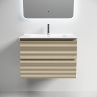 Тумба под раковину Sancos Folk FL70CP, 70 см, подвесная, капучино