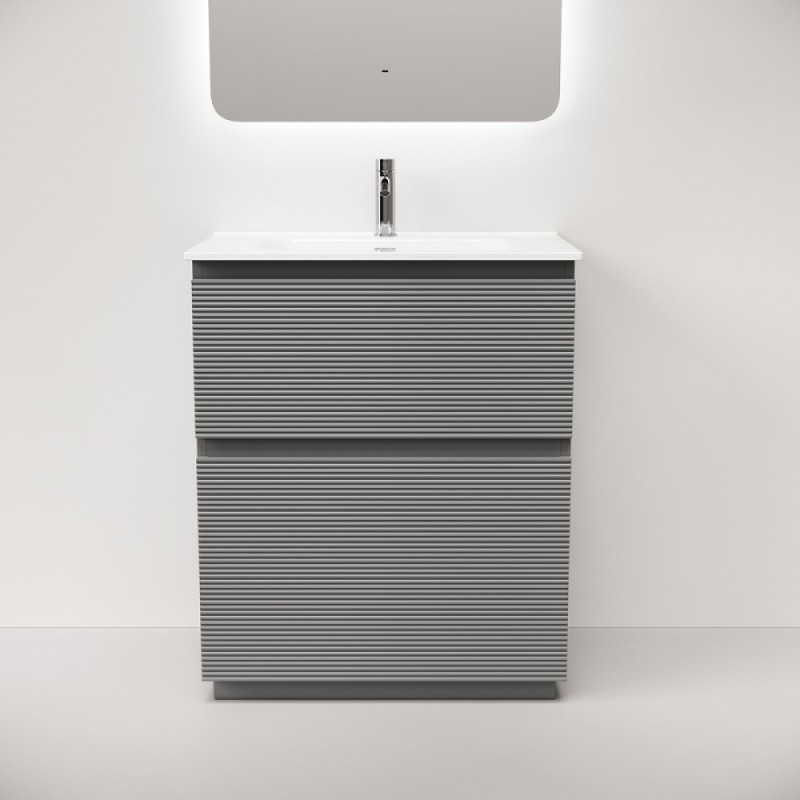 Тумба под раковину Sancos Folk Floor FL70FES, 70 см, напольная, ergraut soft