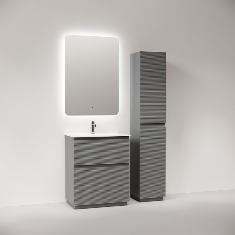 Тумба под раковину Sancos Folk Floor FL70FES, 70 см, напольная, ergraut soft