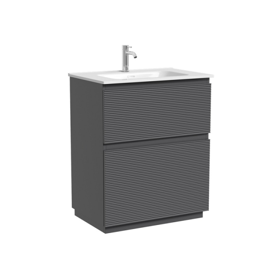 Тумба под раковину Sancos Folk Floor FL70FGS, 70 см, напольная, grey soft
