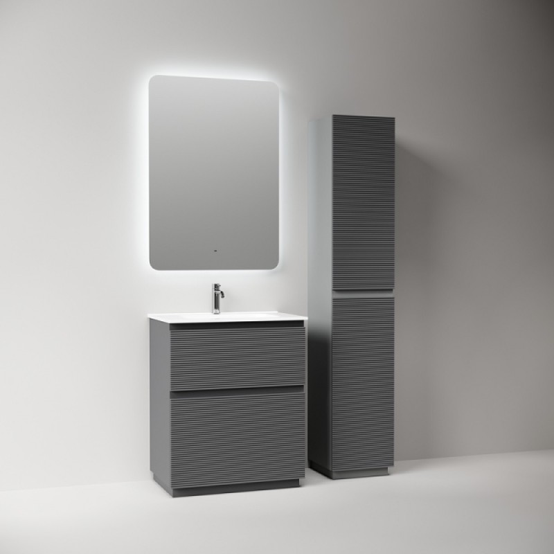 Тумба под раковину Sancos Folk Floor FL70FGS, 70 см, напольная, grey soft