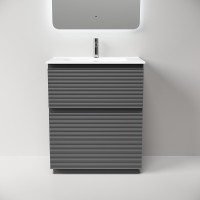 Тумба под раковину Sancos Folk Floor FL70FGS, 70 см, напольная, grey soft