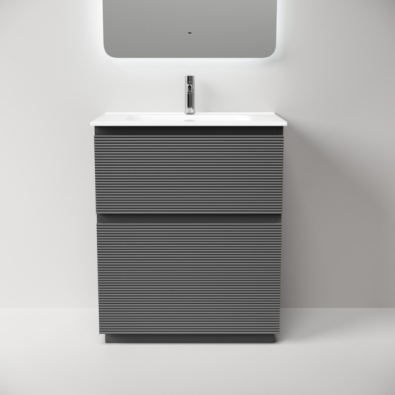 Тумба под раковину Sancos Folk Floor FL70FGS, 70 см, напольная, grey soft