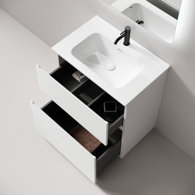 Тумба под раковину Sancos Folk Floor FL70FW, 70 см, напольная, bianco