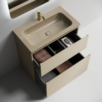 Тумба под раковину Sancos Folk Floor FL80FCP, 80 см, напольная, капучино