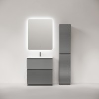 Тумба под раковину Sancos Folk Floor FL80FES, 80 см, напольная, ergraut soft