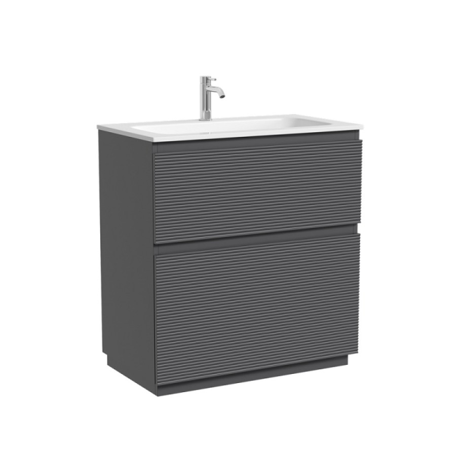 Тумба под раковину Sancos Folk Floor FL80FGS, 80 см, напольная, grey soft