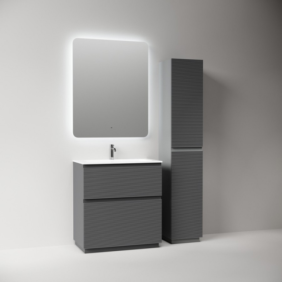 Тумба под раковину Sancos Folk Floor FL80FGS, 80 см, напольная, grey soft