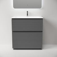 Тумба под раковину Sancos Folk Floor FL80FGS, 80 см, напольная, grey soft