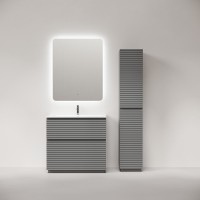 Тумба под раковину Sancos Folk Floor FL90FES, 90 см, напольная, ergraut soft