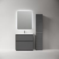 Тумба под раковину Sancos Folk Floor FL90FGS, 90 см, напольная, grey soft