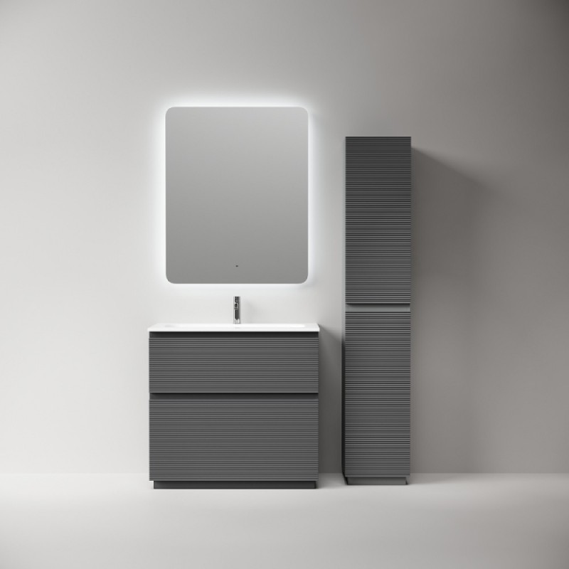 Тумба под раковину Sancos Folk Floor FL90FGS, 90 см, напольная, grey soft