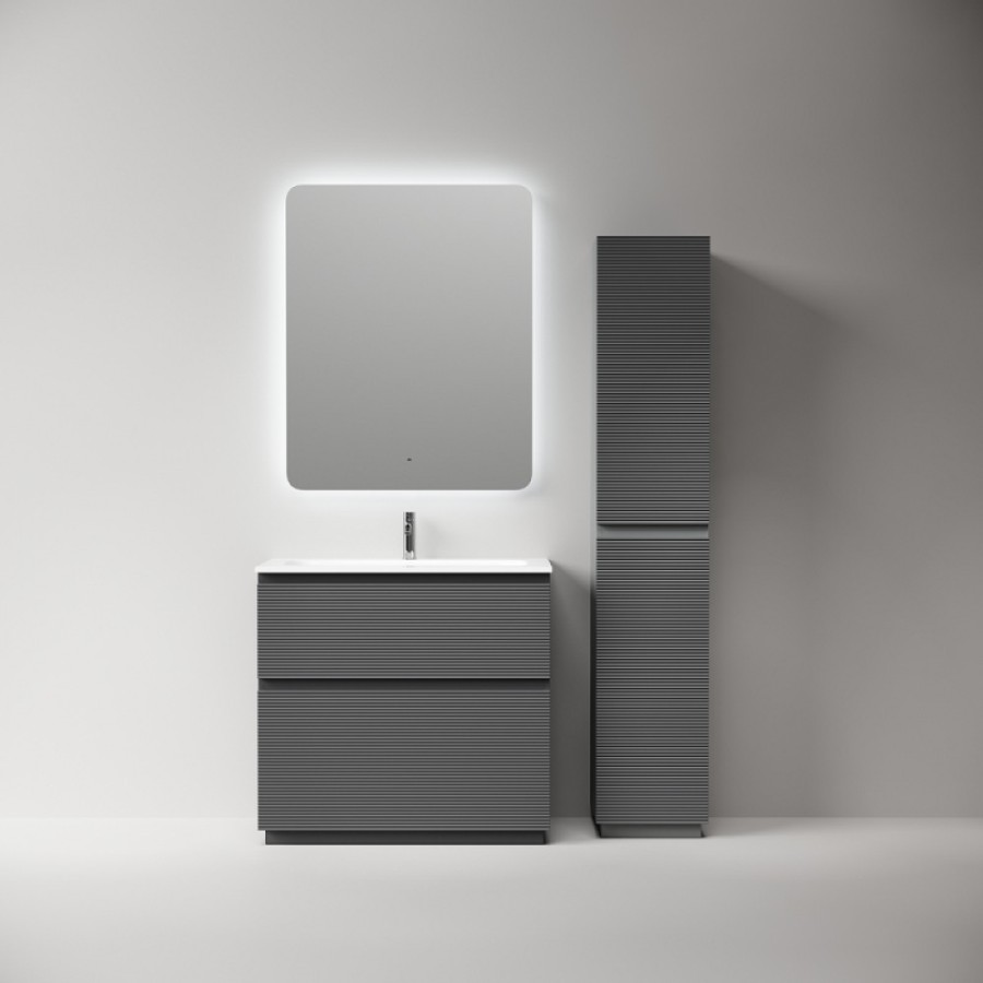 Тумба под раковину Sancos Folk Floor FL90FGS, 90 см, напольная, grey soft