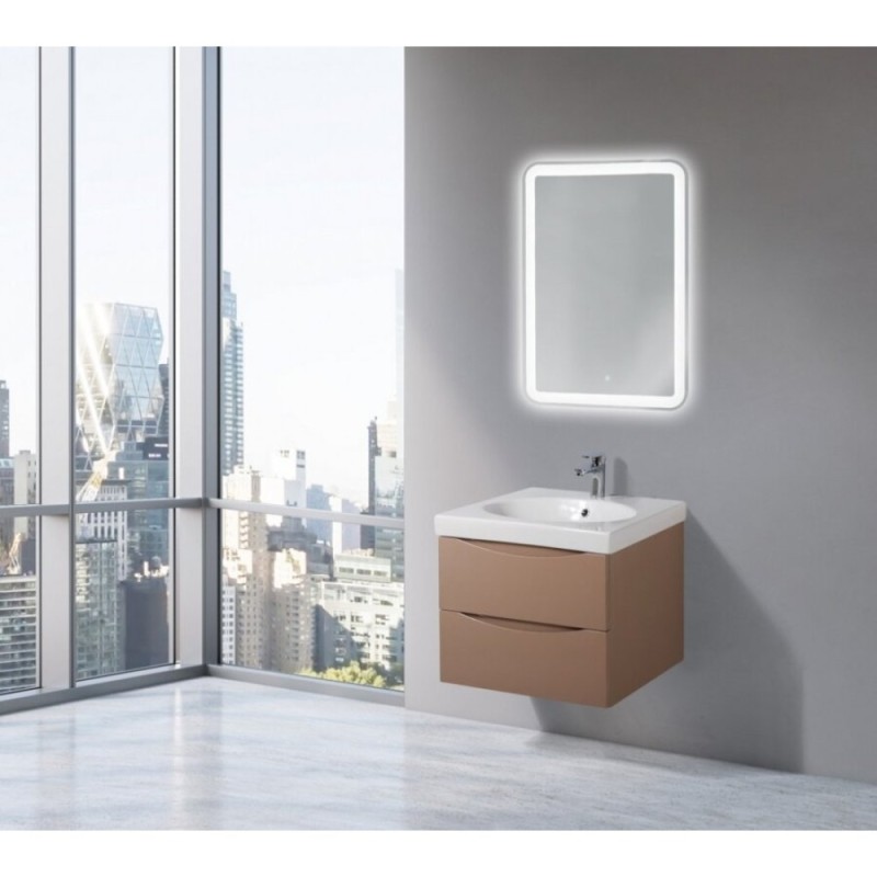 Тумба под раковину BelBagno Fly FLY-600-2C-SO-BL-P, 57,5 х 44 х 45 см, Bianco Lucido/белый глянец