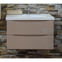Тумба под раковину BelBagno Fly FLY-700-2C-SO-BL-P, 71 х 46,5 х 45 см, Bianco Lucido/белый глянец