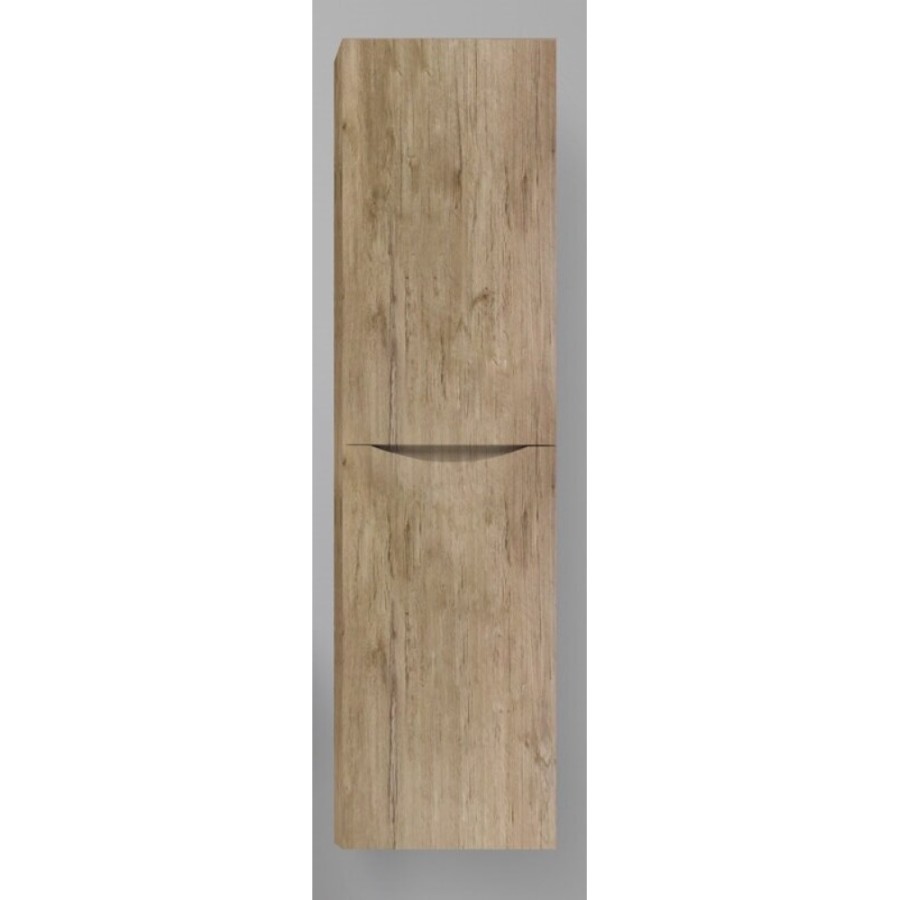 Шкаф-пенал подвесной BelBagno FLY-MARINO-1500-2A-SC-RN-P-R, 40 х 30 х 150 см, Rovere Nature, правосторонний