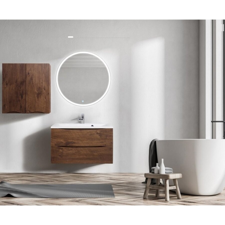 Шкаф BelBagno Fly-Marino 70, подвесной, цвет Rovere Moro, Fly-Marino-700-2A-SC-RW-P