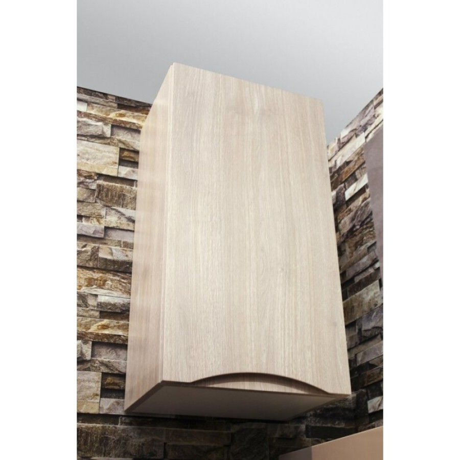 Шкаф подвесной BelBagno FLY-MARINO-750-1A-SC-RG-P-R, 40 х 30 х 75 см, Rovere Grigio/светлое дерево, правосторонний