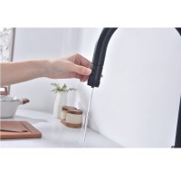 Смеситель для кухонной мойки Paulmark Galant Ga213077-AN, с подключением к фильтру, антрацит