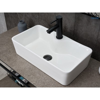 Раковина Gid N9092 51202 накладная белая 55x31x14