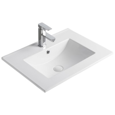 Раковина Gid 9060e 71101 встраиваемая сверху белая 6...