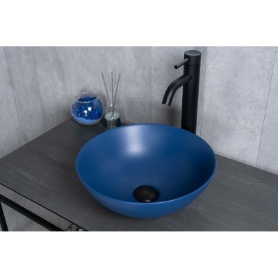 Раковина Gid 9081bum 53401 накладная синяя матовая 3...