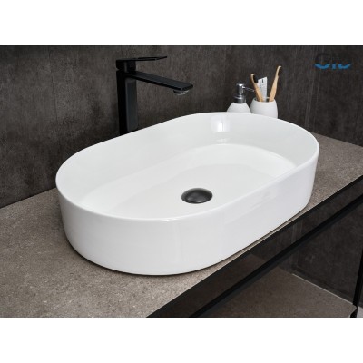 Раковина Gid D1479 51203 накладная белая 61x38.5x12