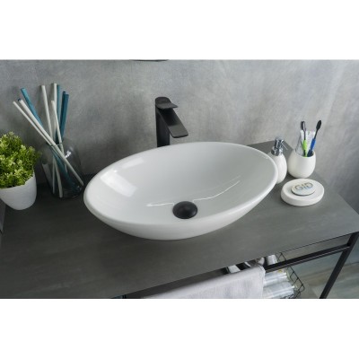 Раковина Gid N9021 51109 накладная белая 52x32x14