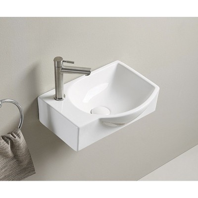 Раковина Gid N9276R 61130R подвесная белая 40.5x28x14