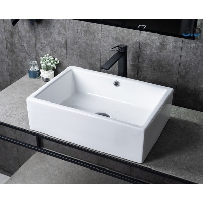 Раковина Gid N9129 51125 накладная белая 51x38x15