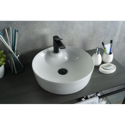 Раковина Gid D1306 51181 накладная белая 44x44x14