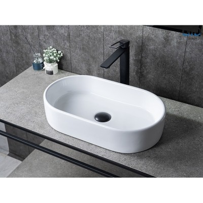 Раковина Gid N9020 51209 накладная белая 52.5x30.5x11.5