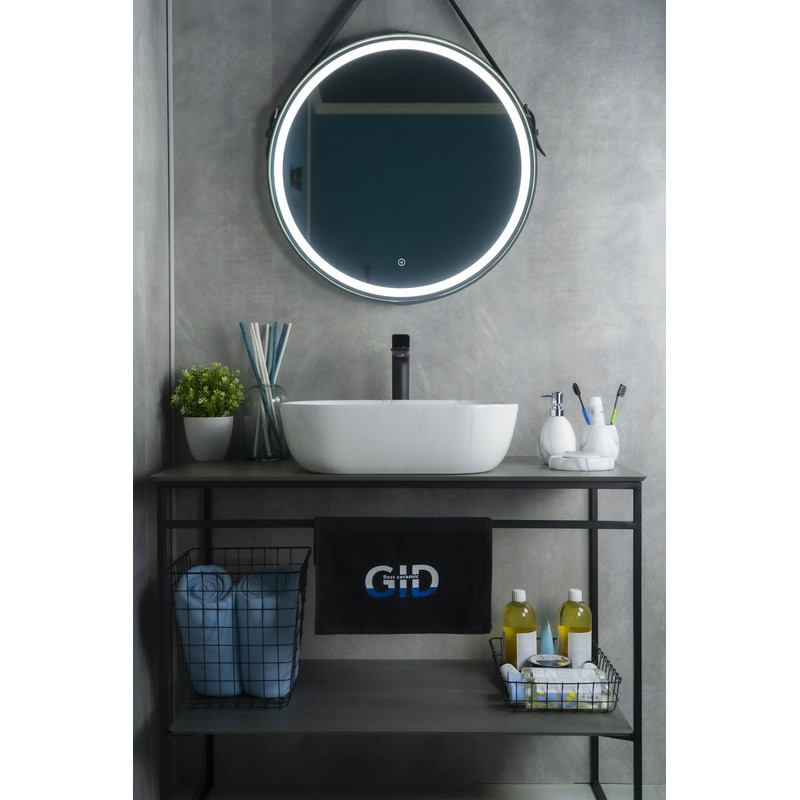 Раковина Gid K397D9 53322 накладная под камень глянцевая 50x40x14