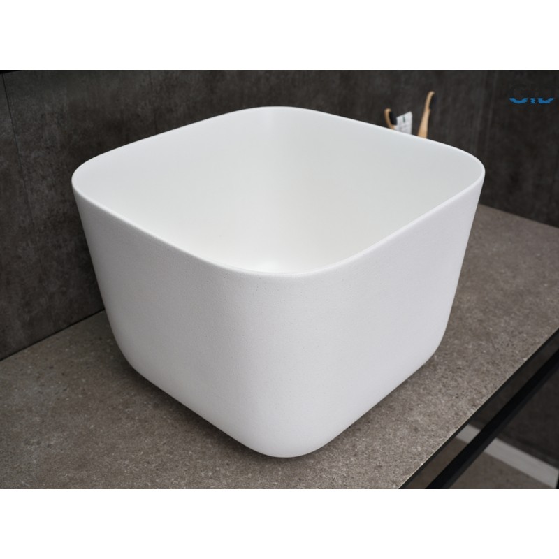 Раковина Gid N9301wg 51234 накладная белая 36x36x25.5