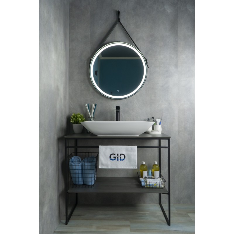 Раковина Gid N9122 51124 накладная белая 71x40x14