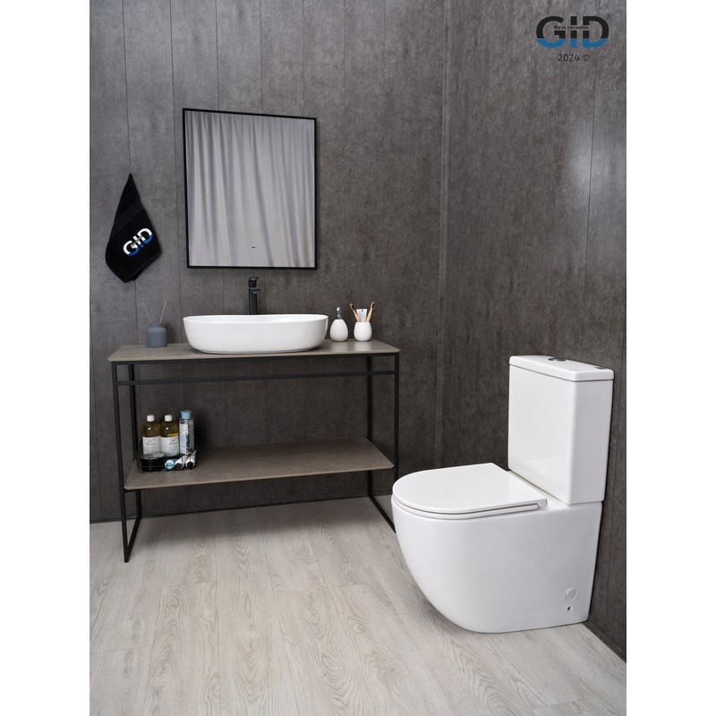 Раковина Gid D1348 51204 накладная белая 61x41x13.5