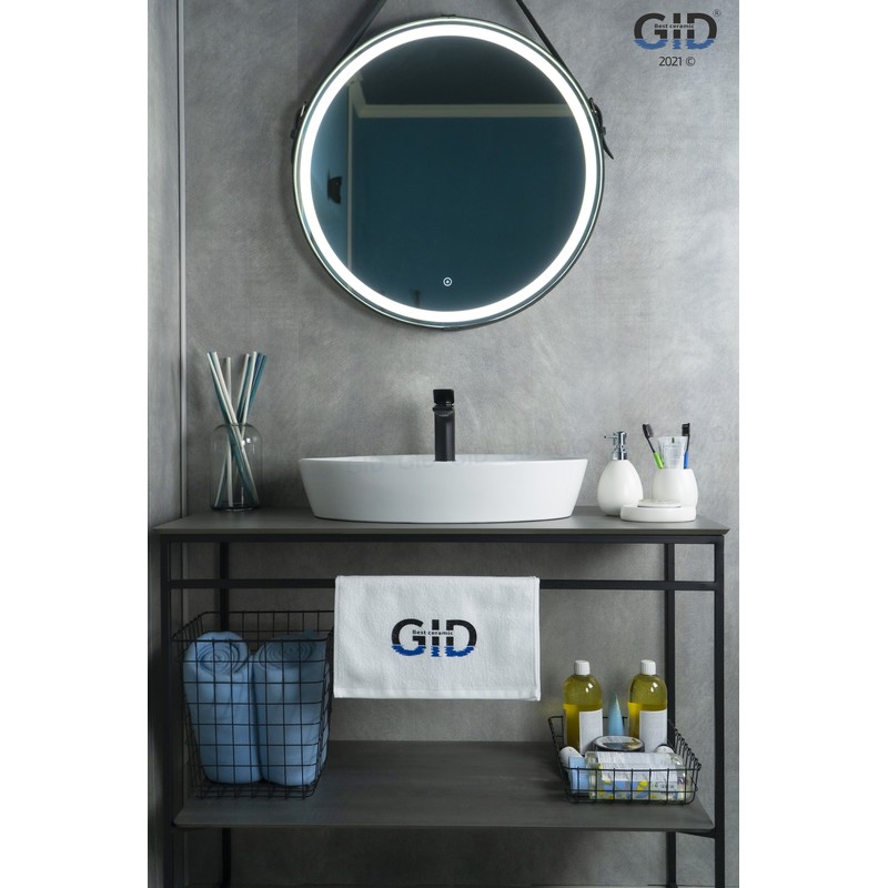 Раковина Gid N9436 51150 накладная белая 55x40x10.5