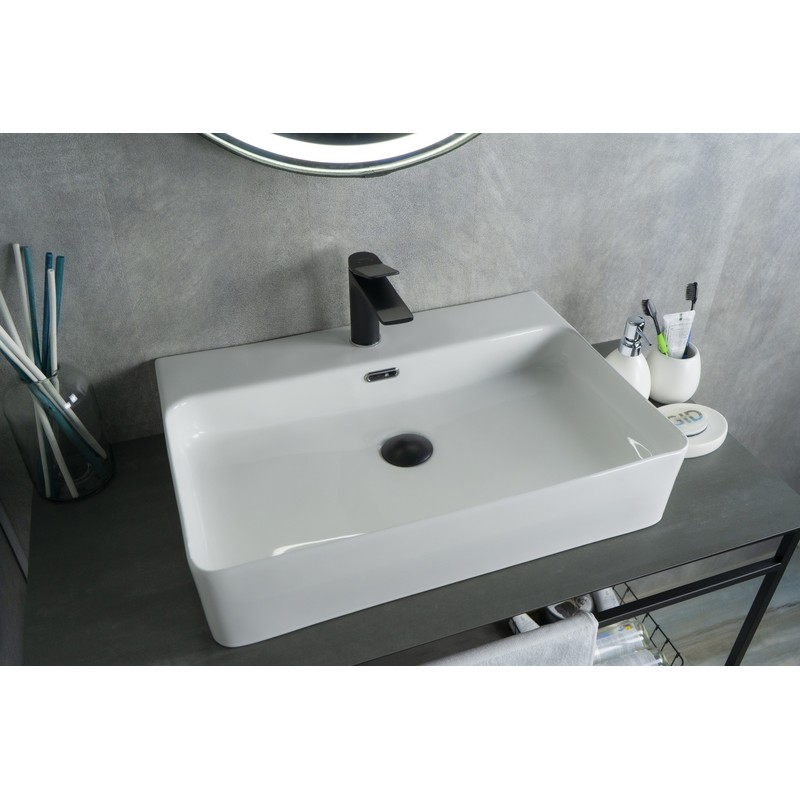 Раковина Gid N9256 51172 накладная белая 60x42x14