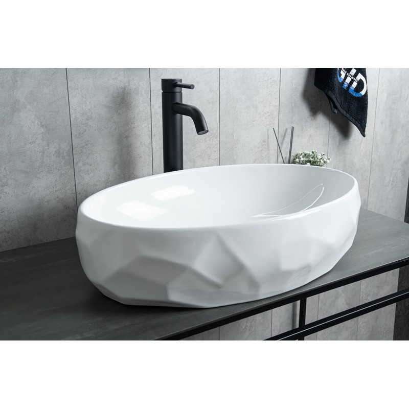 Раковина Gid 9030wx 51241 накладная белая 60x40x15