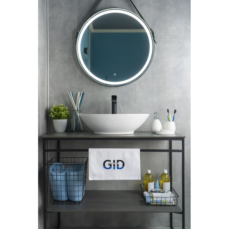 Раковина Gid N9021 51109 накладная белая 52x32x14