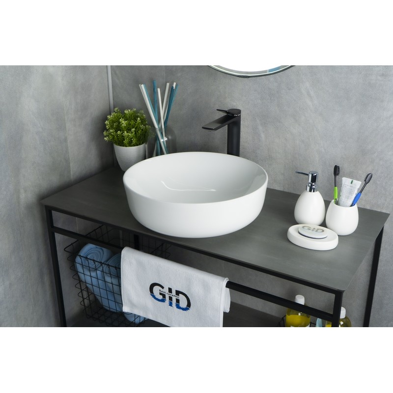 Раковина Gid D1315 51182 накладная белая 41.5x41.5x13.5