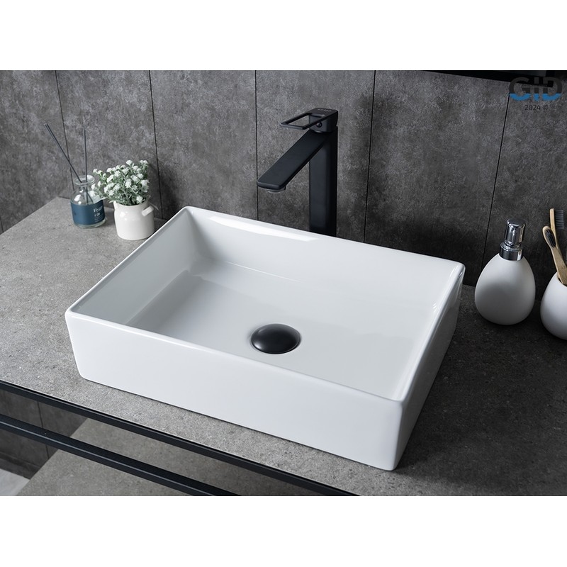 Раковина Gid N1204 51225 накладная белая 45x32x11