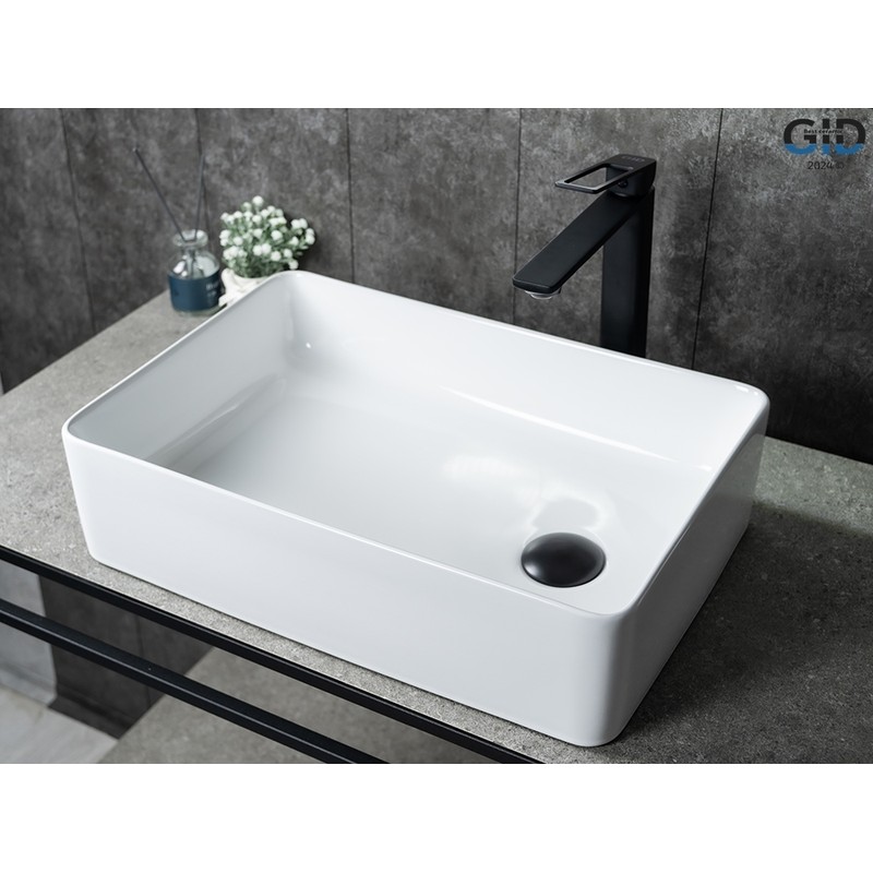 Раковина Gid N1205 51240 накладная белая 50.5x34.5x12.5